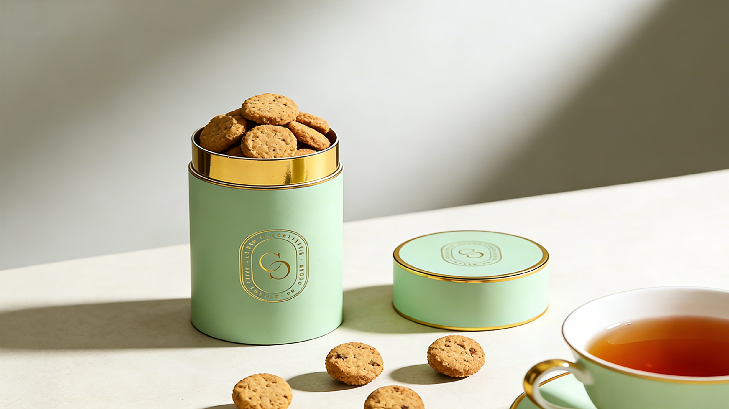 cookies packaging canister