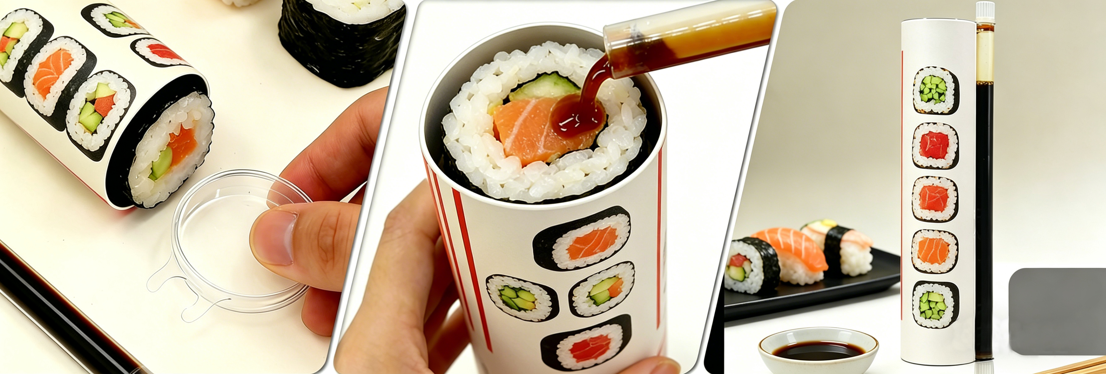 push pop sushi packaging