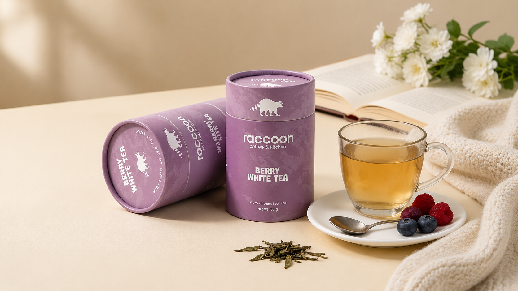 tea paper tube packaging