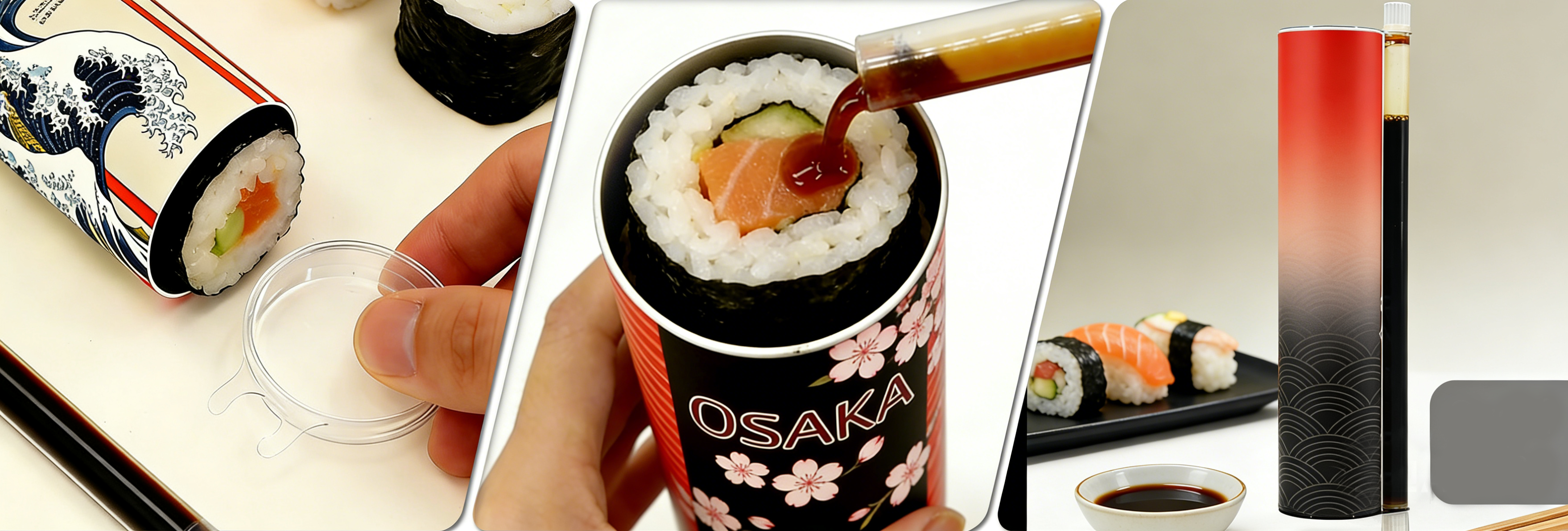 Sushi Push-Pop Paper Container