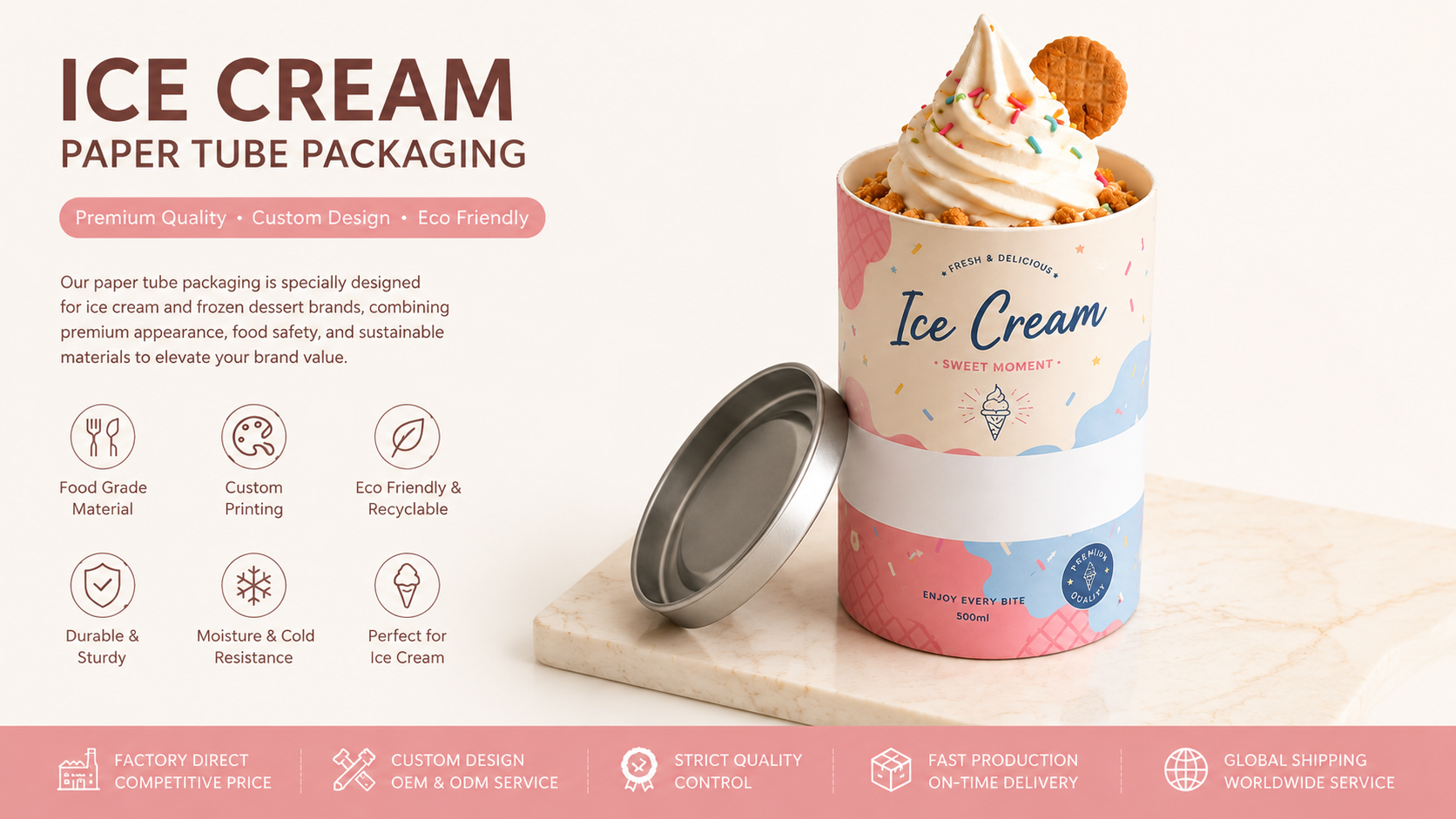ice cream container