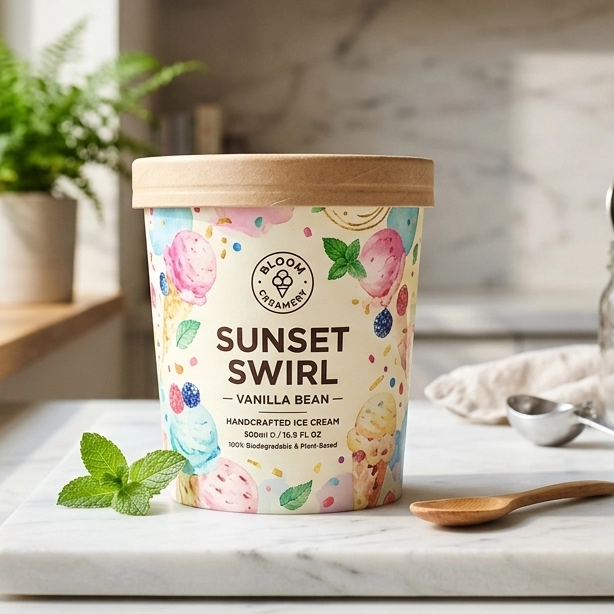 What Makes a Food-Grade Ice Cream Container Safe and Practical?
